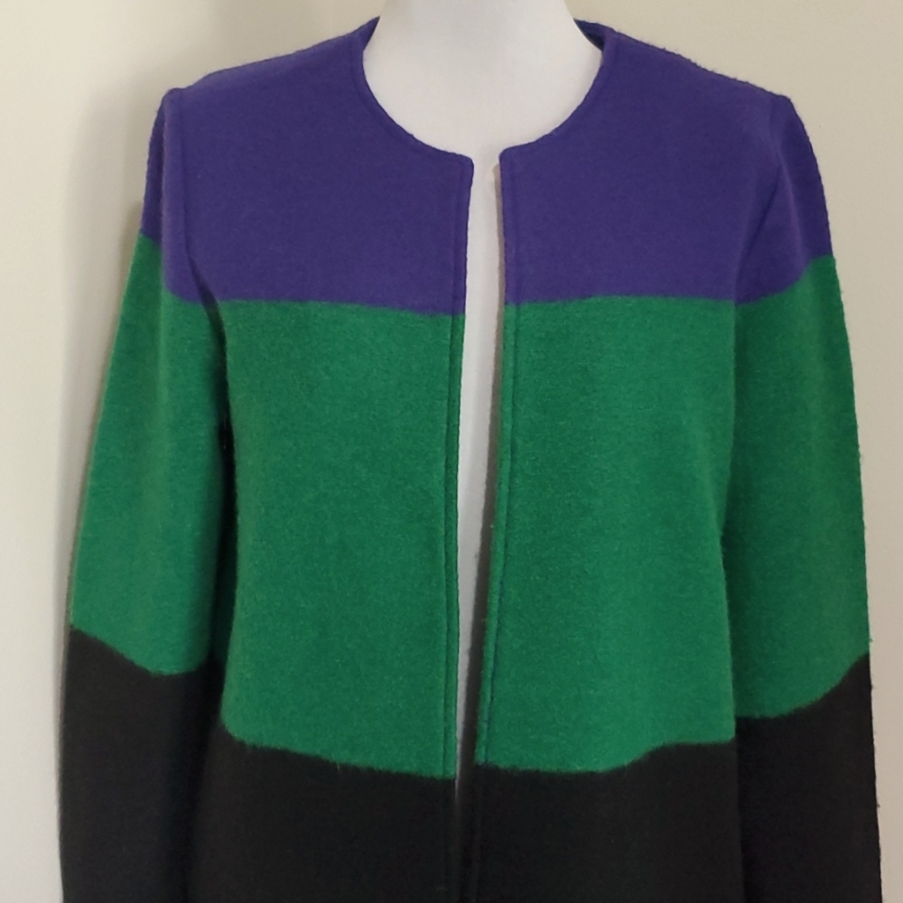 Max Studio - Wool Blend Open Front Duster/Coat - … - image 3
